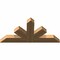Ekena Millwork Saratoga Timber Gable Bracket, Western Red Cedar, 48"W x 24"H x 3 1/2"D x 5 1/2"F, 12/12 Pitch GBW048X24X0406SAR00SWR - alternate 2